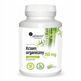 aliness-krzem-organiczny-z-bambusa-150-mg-100-kaps-jedrna-skora-mocne-wlosy