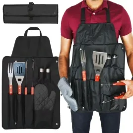 fartuch-do-grillowania-grill-zestaw-7-narzedzi-do-grilla-bbq