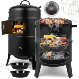 grill-wedzarnia-ogrodowy-weglowy-palenisko-3w1-termometr-3-ruszty