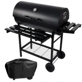 grill-weglowy-beczka-ruszt-zeliwny-70x35cm-pokrowiec