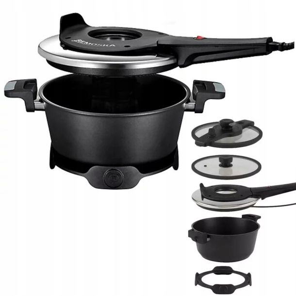 ﻿PRODIŻ GARNEK ELEKTRYCZNY DO GOTOWANIA PIECZENIA 4,5L REMOSKA MULTICOOKER