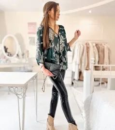 zielona-wzorzysta-koszula-salois