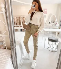 bezowe-spodnie-slim-z-wysokim-stanem-eglantine