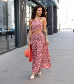 czerwony-komplet-z-topem-i-spodnica-febo