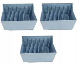 3x-organizer-do-szuflad-na-ubrania-niebieski-granatowy-35x25cm
