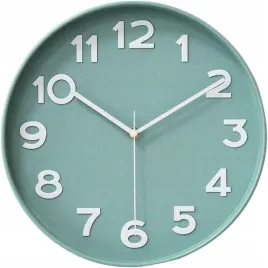 duzy-zegar-scienny-30cm-wielofunkcyjny-cichy-do-salonu-do-pokoju-zielony