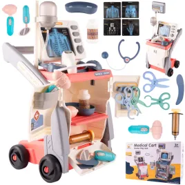 duzy-zestaw-lekarski-ekg-akcesoria-na-wozku-maly-lekarz