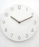 zegar-scienny-drewniany-bialy