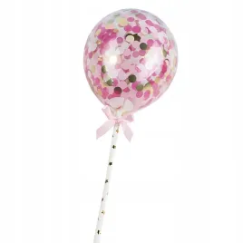 balon-na-tort-z-materialowa-wstazka-na-tort-urodzinowy-na-baby-shower