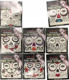 8x-halloweenowe-naklejka-na-twarz-imitacja-czaski-szkieletu