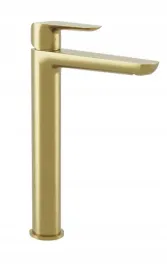 bateria-umywalkowa-clever-stojaca-wysoka-zloto-szczotkowane-excellent