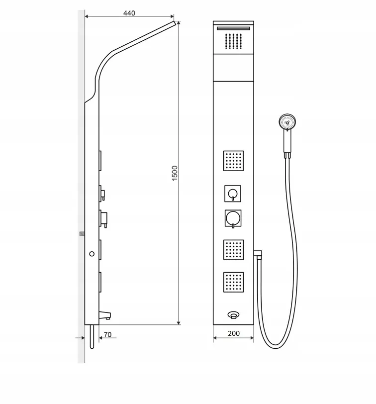 excellent-more-panel-prysznicowy-stan-nowy