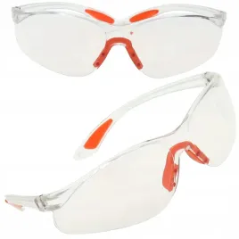 okulary-ochronne-bezbarwne-pomaranczowe-wstawki