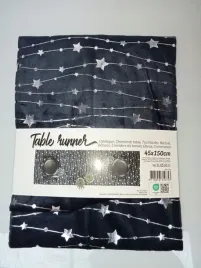 bieznik-na-stol-45x150-cm-granatowy-z-gwiazdkami
