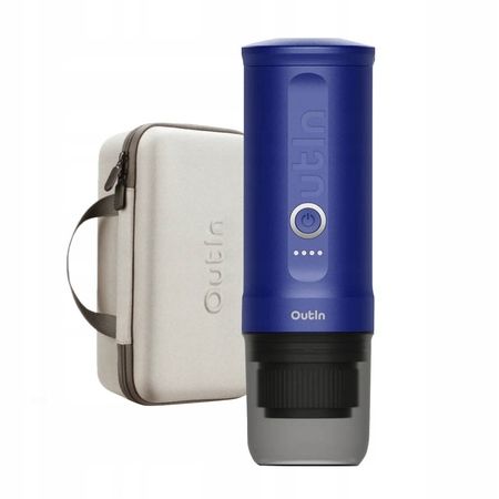 ﻿OUTIN NANO ESPRESSO MAKER PRZENOŚNY EKSPRESS + AKCESORIA OCEAN BLUE