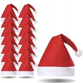 czapka-swiateczna-mikolaja-prezent-mikolajki-z-pomponem-kostium-swiateczny