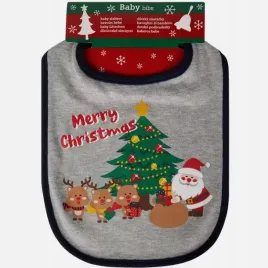 sliniak-dzieciecy-zielony-mis-szary-choinka