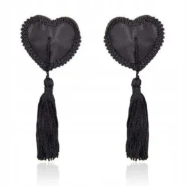 bielizna-erotyczna-nasutniki-nakladki-na-sutki-heart-nipples-tassels-black
