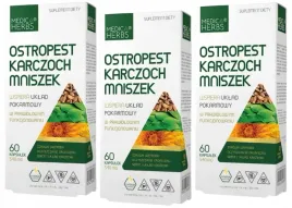 ostropest-karczoch-mniszek-medica-herbs-3x60kap-trawienie-wsparcie-watroby