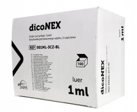 strzykawka-jednorazowa-diconex-trzyczesciowa-1ml-100-szt