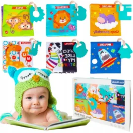 miekkie-ksiazeczki-12-stron-materialowe-sensoryczne-6sztuk-gryzak-zwierzeta