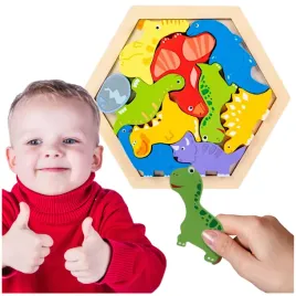 puzzle-kolorowe-drewniane-z-ramka-wzor-dinozaury