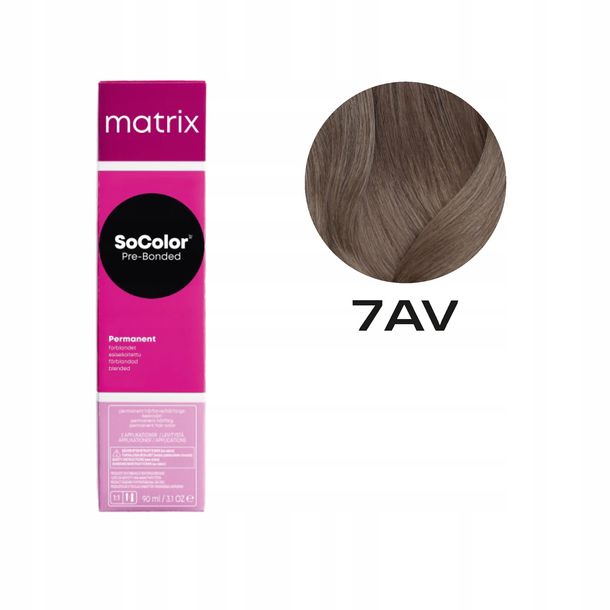 Фото - Фарба для волосся Matrix ﻿ SoColor 7AV - Farba do włosów 90 ml 