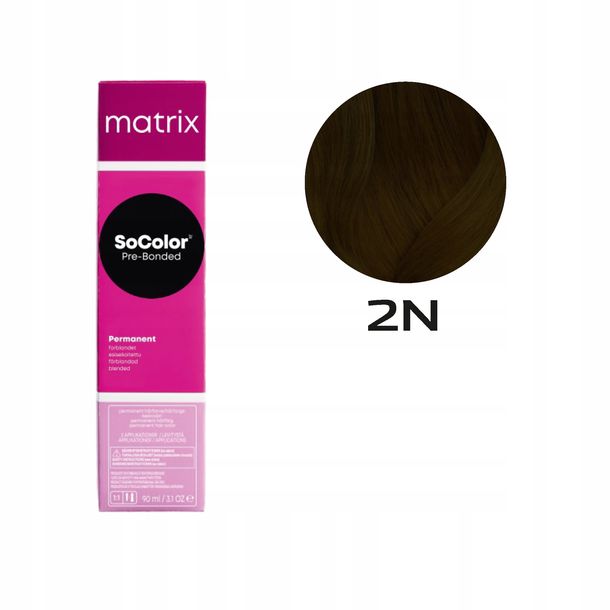 Zdjęcia - Farba do włosów 2N ﻿Matrix SoColor  -  90 ml 