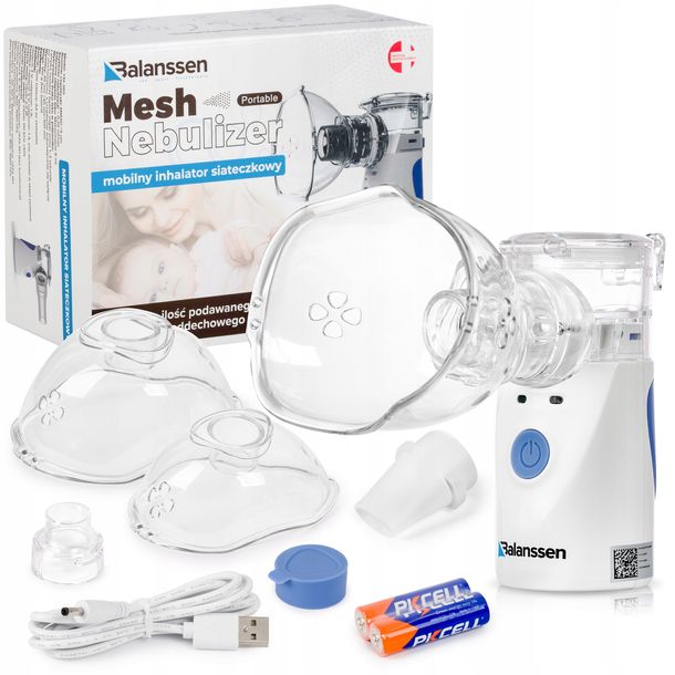 Mobilny Inhalator Nebulizer siateczkowy typu Mesh Balanssen YM-3R9