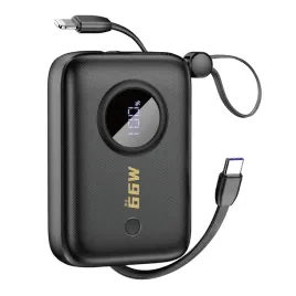 powerbank-dudao-k14-10000mah-z-kablami-usb-c-lightning-czarny