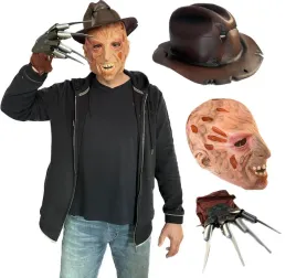 zestaw-freddy-krueger-koszmar-z-ulicy-wiazow-halloween-maska-kapelusz-rekaw