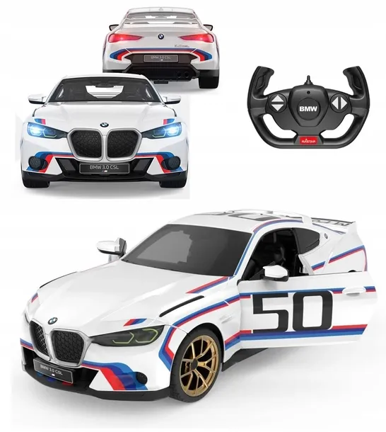 DUŻY samochód zdalnie sterowany BMW 3 CSL Auto RC RASTAR na pilota