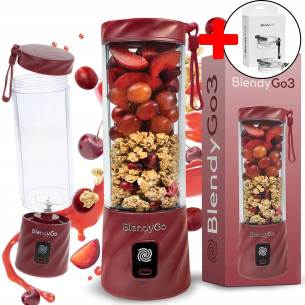 Oryginalny Blender BlendyGo 3 - Bezprzewodowy USB + GRATIS USTNIK | PREZENT