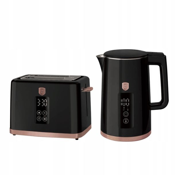 Zestaw czajnika elektrycznego i tostera BerlingerHaus BH-9540 Rose Gold