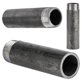 krociec-sztucer-rura-stalowa-czarna-1-gwint-o-1-cal-dn25-dlugosc-120mm
