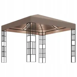 altana-ze-sznurem-lampek-led-3x3-m-kolor-taupe