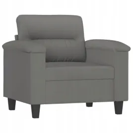 fotel-ciemnoszary-60-cm-obity-mikrofibra