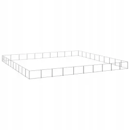 kojec-dla-psa-srebrny-100-m-stalowy