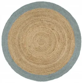 recznie-wykonany-dywanik-juta-oliwkowozielona-krawedz-240-cm