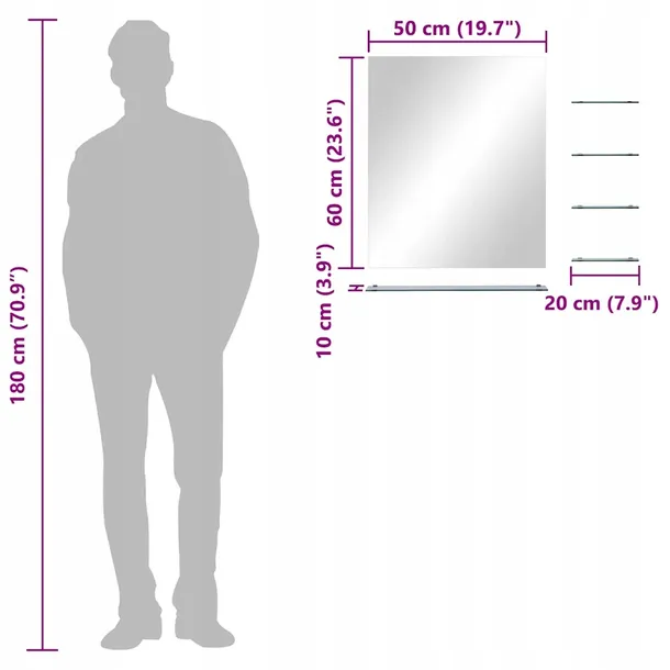 lustro-scienne-z-5-polkami-srebrne-50x60-cm-waga-z-opakowaniem-5-18-kg