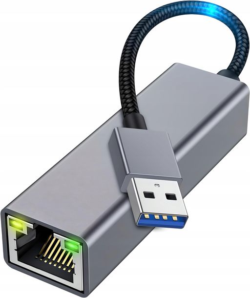 ADAPTER SIECIOWY USB 3.0 KARTA SIECIOWA LAN RJ45 1000MBPS Ethernet Gigabit