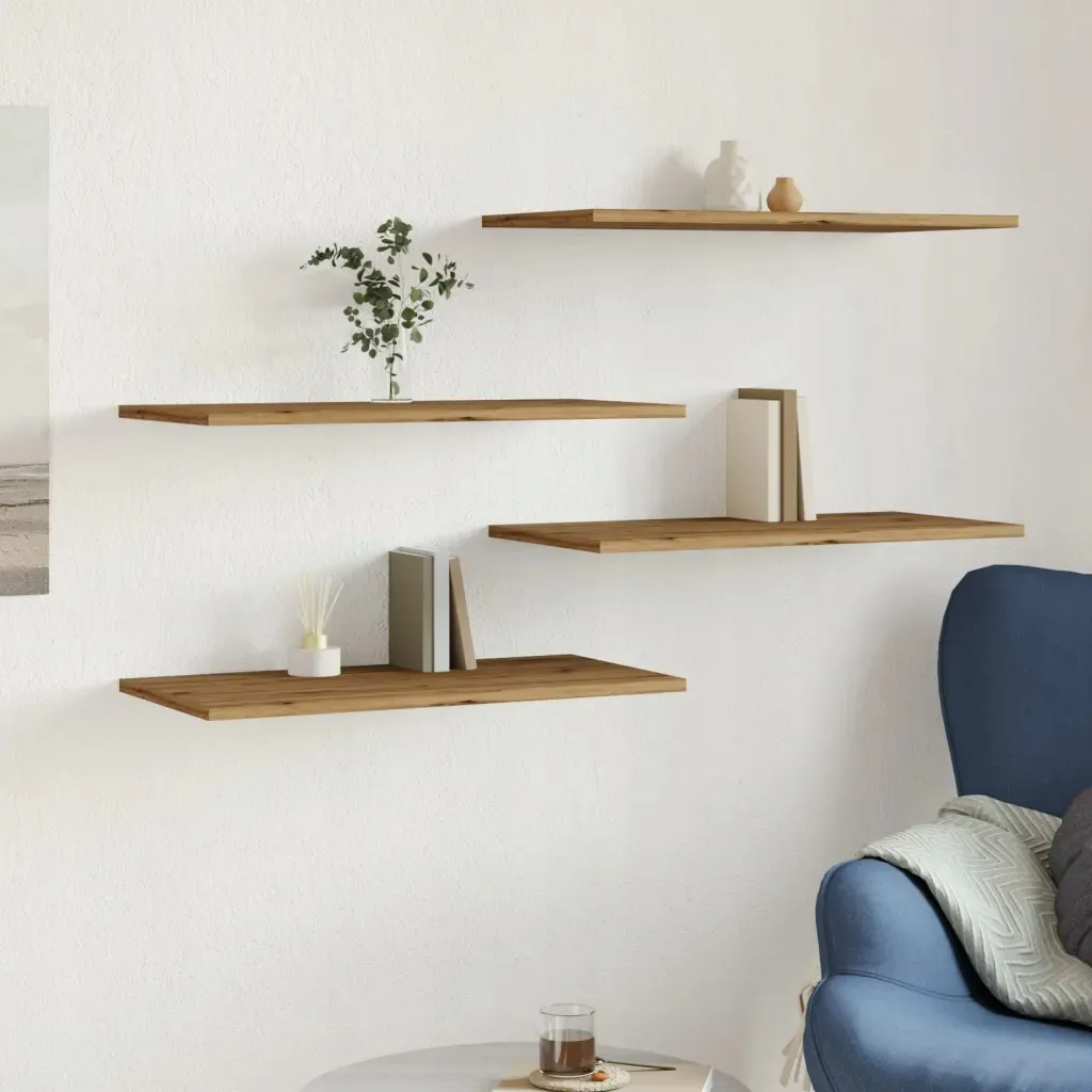 polki-scienne-4-szt-dab-artisan-60x30x15-stan-nowy