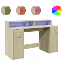 biurko-z-podswietleniem-led-dab-sonoma-140x55x