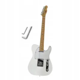 gitara-elektryczna-telecaster-4-4-ss-39-pelnowymiarowa-kolor-bialy