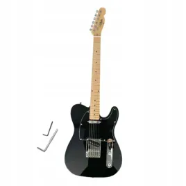 gitara-elektryczna-telecaster-4-4-ss-39-pelnowymiarowa-kolor-czarny