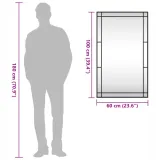 lustro-scienne-czarne-60x100-cm-prostokatne-waga-z-opakowaniem-9-65-kg-stan-nowy