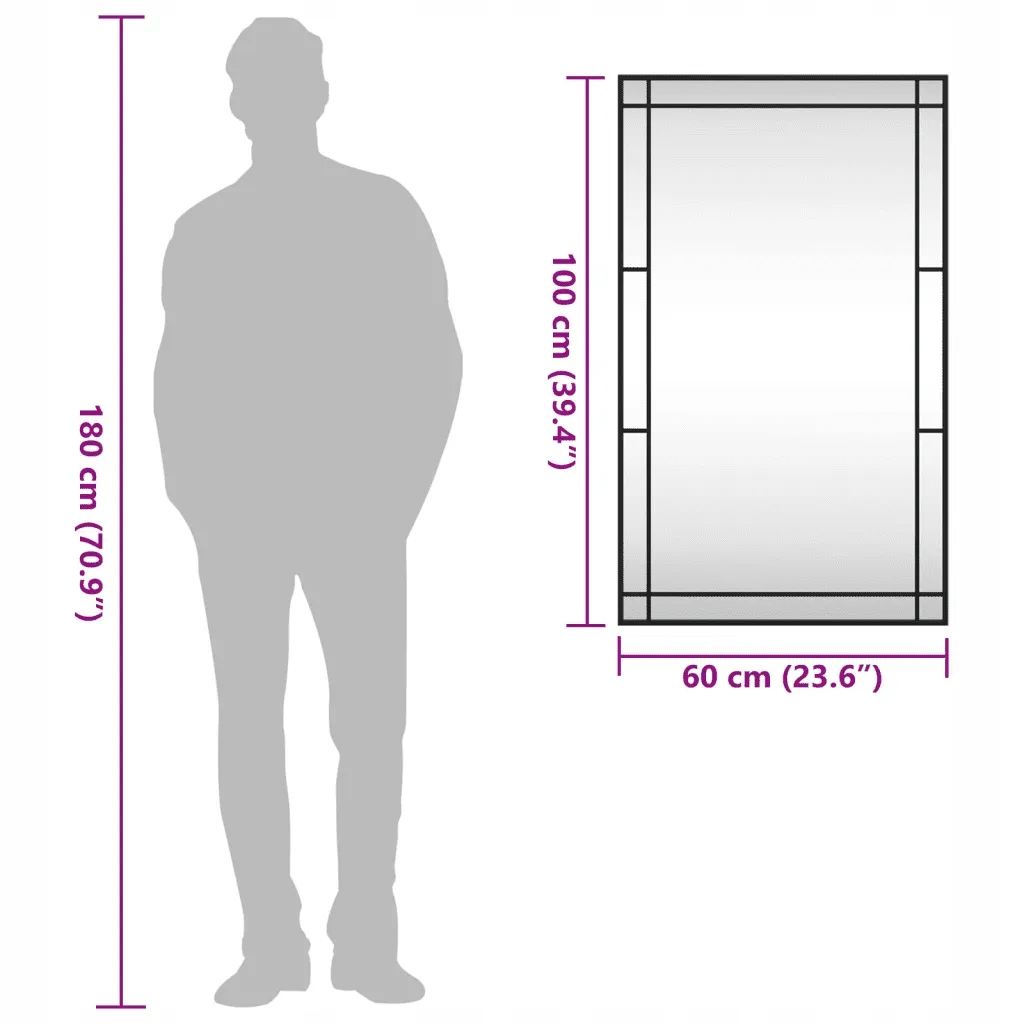 lustro-scienne-czarne-60x100-cm-prostokatne-stan-nowy