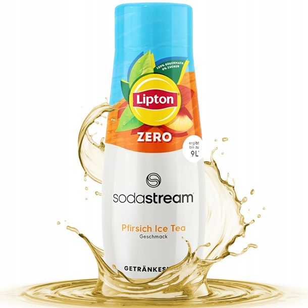 SYROP DO SATURATORA SODASTREAM BEZ CUKRU KONCENTRAT LIPTON ICE TEA PEACH