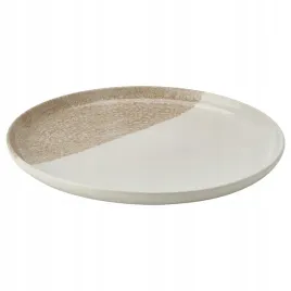 ikea-krustistel-talerz-wzor-jasnobezowy-25-cm