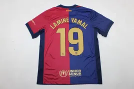Nike FC Barcelona Lamine Yamal 19番シャツ Koszulka Nike Lamine Yamal 19 FC Barcelona 24/25 Wyjazdowa